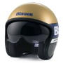 Casque Jet Blauer Pilot 4.0 Gold Blue