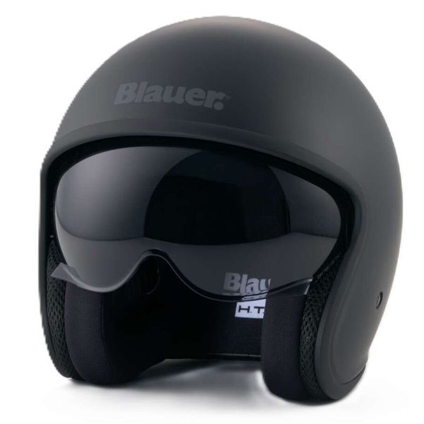 Casque Jet Blauer Pilot 4.0 Mono Black Matt