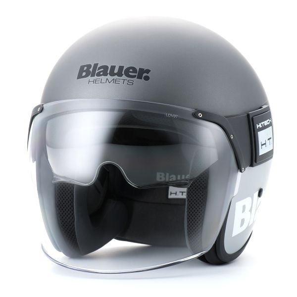 Casque Jet Blauer Pod 06 Titanium Grey Matt