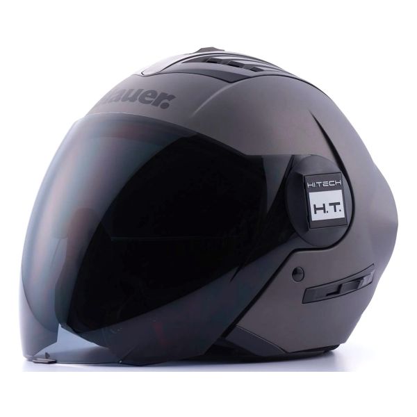 Casque Jet Blauer Real Titanium Matt Casque Jet Blauer Real Titanium Matt