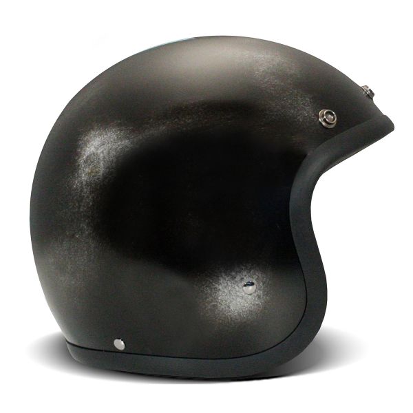 Casque Jet Dmd Handmade Vintage Fulmine Black