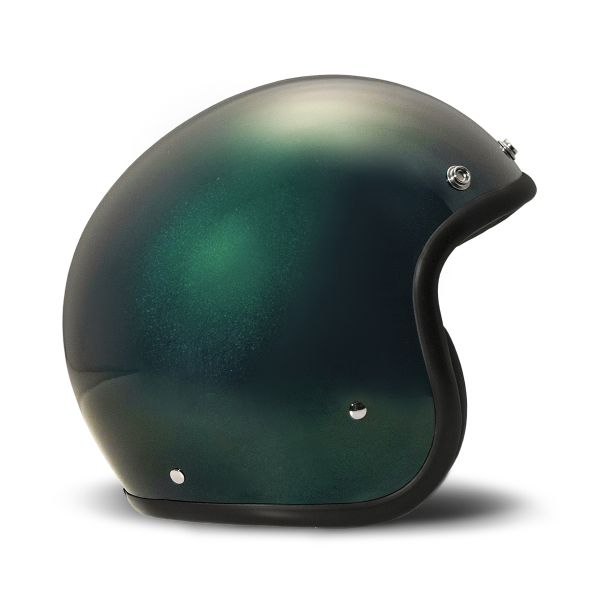 Casque Jet Dmd Retro Deep Green Casque Jet Dmd Retro Deep Green