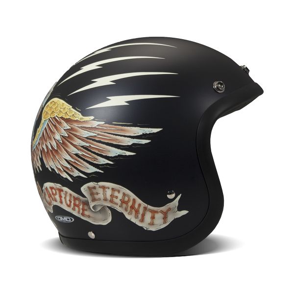 Casque Jet Dmd Retro Eagle