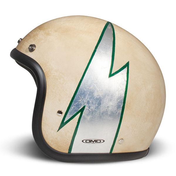 Casque Jet Dmd Retro Handmade Glam