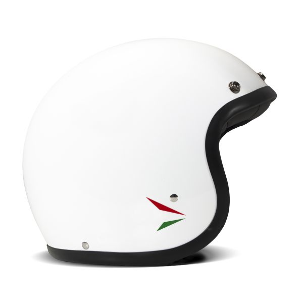 Casque Jet Dmd Retro Ita White Casque Jet Dmd Retro Ita White