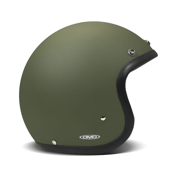 Casque Jet Dmd Retro Matt Green Casque Jet Dmd Retro Matt Green