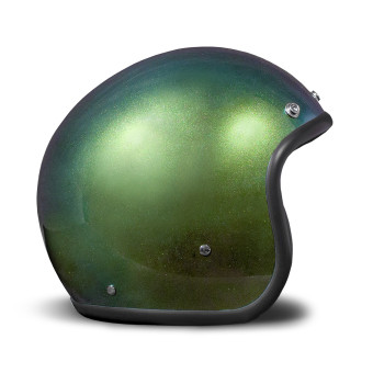 Casque Jet Dmd Retro Rainbow Green