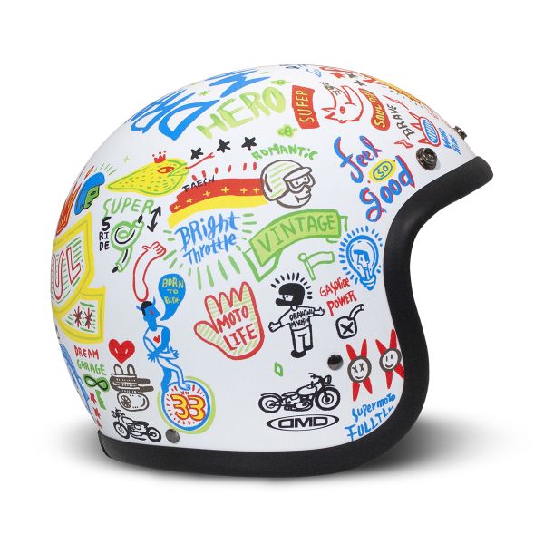 Casque Jet Dmd Retro Soul