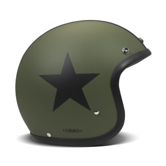 Casque Jet Dmd Retro Star Green