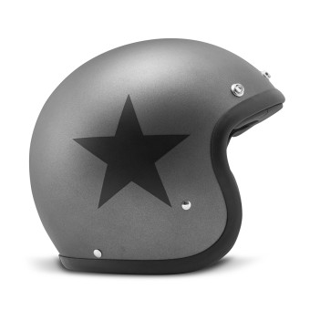 Casque Jet Dmd Retro Star Grey