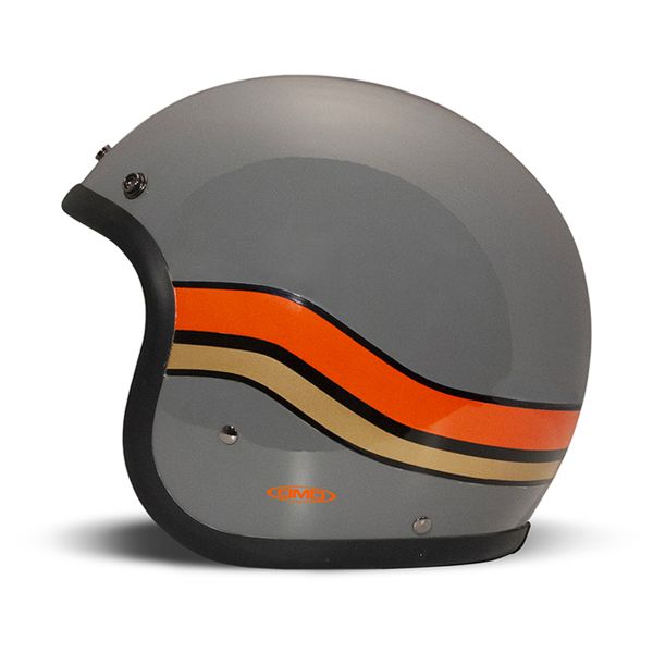 Casque Jet Dmd Vintage Crayon Grey Sunset