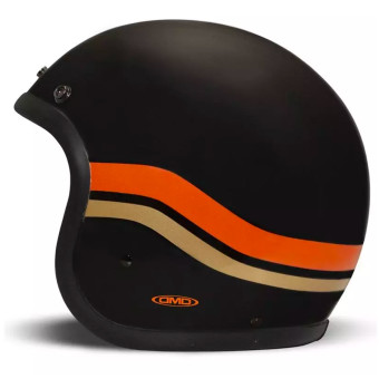 Casque Jet Dmd Vintage Matt Black Sunset