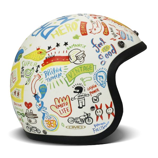 Casque Jet Dmd Vintage Soul Casque Jet Dmd Vintage Soul