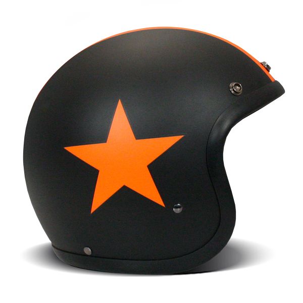 Casque Jet Dmd Vintage Star Orange