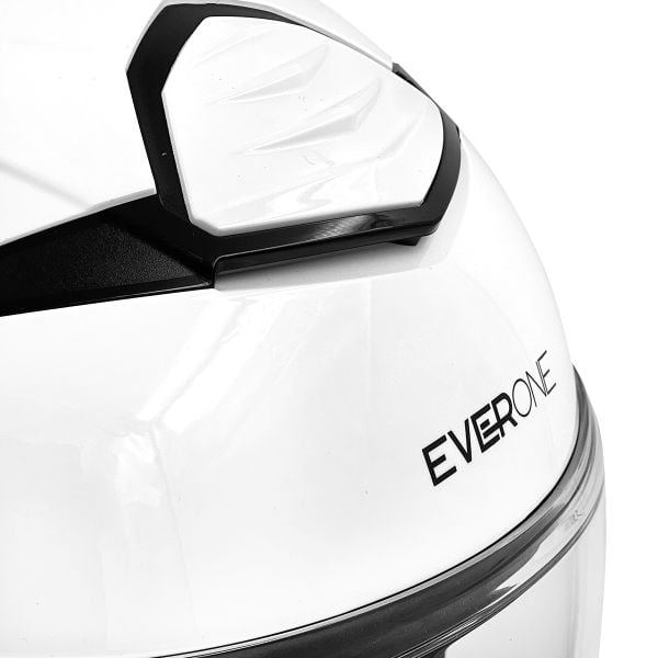 Everone RX31-Jet Shiny White + Kit Bluetooth BT Mini