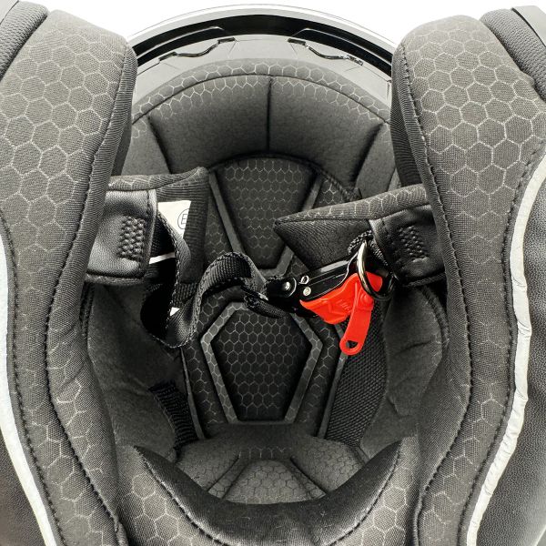 Everone RX31-Jet Shiny White + Kit Bluetooth BT Mini