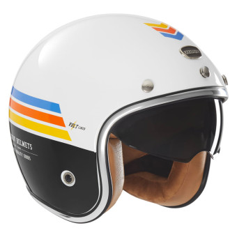 Casque Jet Exklusiv Volt Liner White Blue Orange