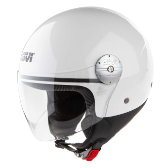 Casque Jet Givi 10.7 Evo Solid White Casque Jet Givi 10.7 Evo Solid White