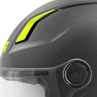 Givi 11.7 Solid Matt Titanium Yellow