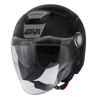 Casque Jet Givi 12.5 Solid Matt Black Casque Jet Givi 12.5 Solid Matt Black