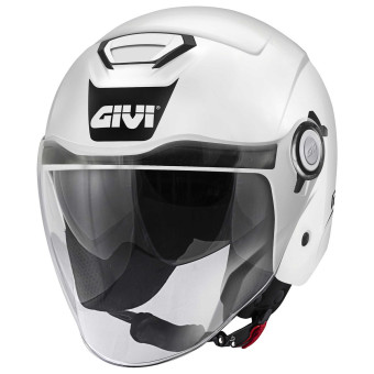 Casque Jet Givi 12.5 Solid White Casque Jet Givi 12.5 Solid White