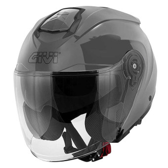 Casque Jet Givi X25 Solid Grey