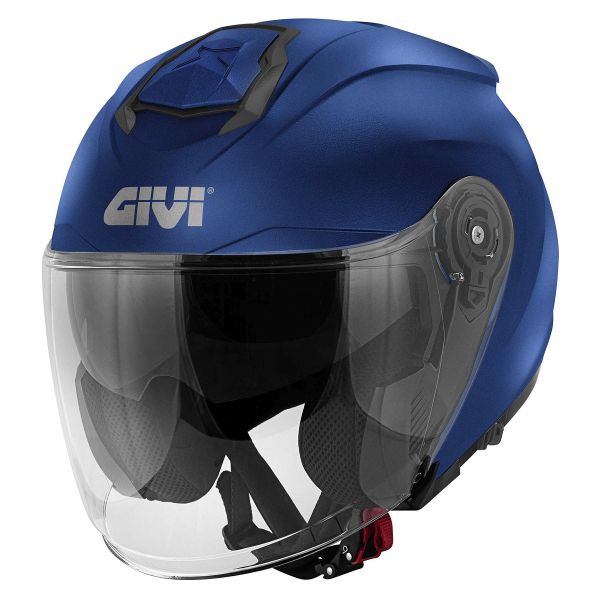 Casque Jet Givi X25 Solid Matt Metal Blue