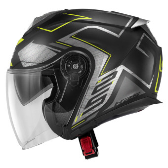 Givi X25 Trace Matt Black Titanium Yellow