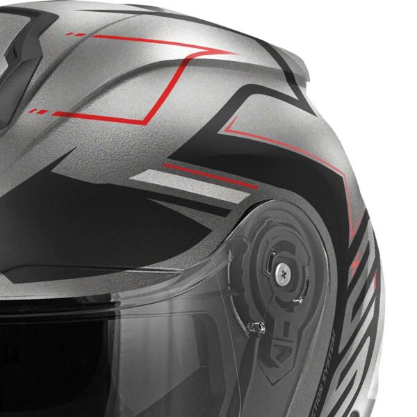 Givi X25 Trace Matt Titanium Black Red