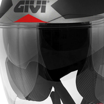 Givi X25 Trace Matt Titanium Black Red