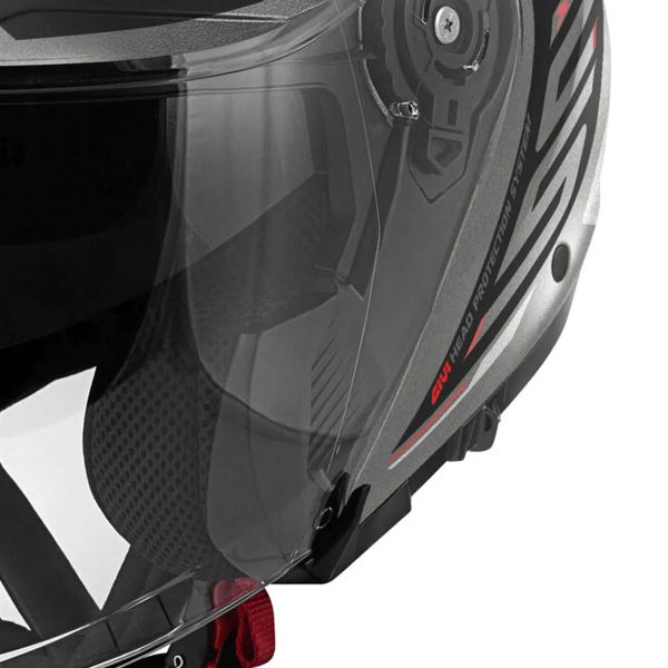 Givi X25 Trace Matt Titanium Black Red