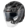 Casque Jet Givi X31 Impact Black Dark Titanium Red