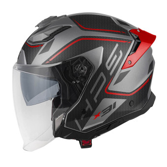 Givi X31 Impact Matt Titanium Black Red