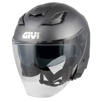Casque Jet Givi X31 Solid Matt Titanium
