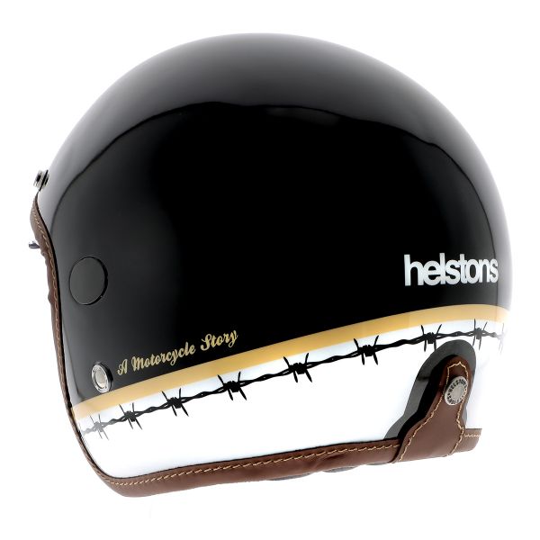 Helstons Evasion Black White Gold