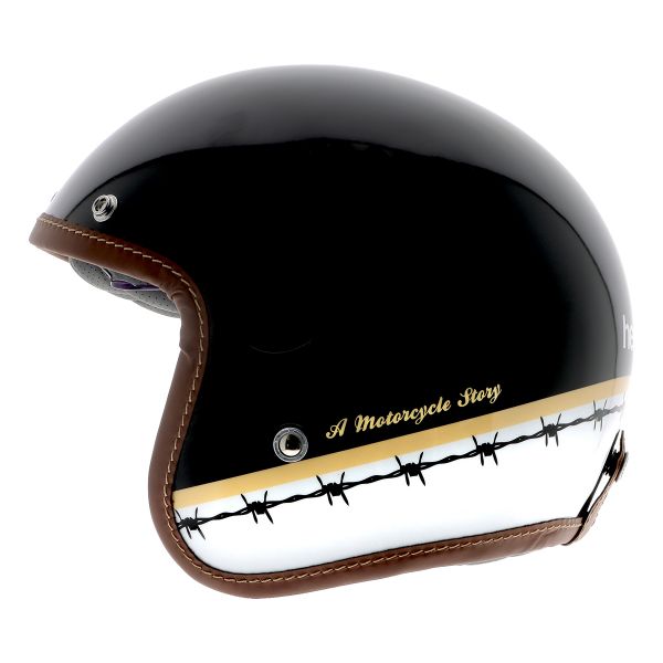 Helstons Evasion Black White Gold