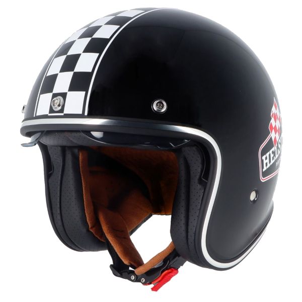 Casque Jet Helstons Flag Black Black