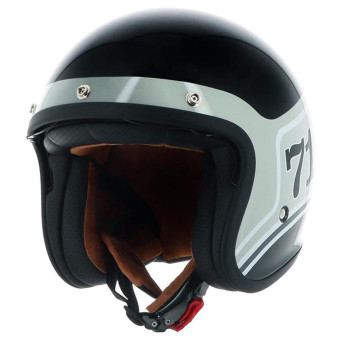 Casque Jet Helstons Seventy One Black Grey