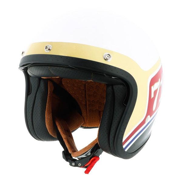 Casque Jet Helstons Seventy One White Black
