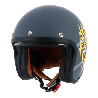 Casque Jet Helstons Tiger Mat Black