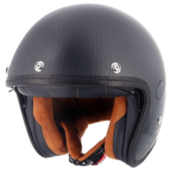 Casque Jet Helstons Wings Carbon Black Black Casque Jet Helstons Wings Carbon Black Black