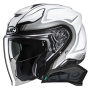 Casque Jet HJC F31 Bask MC10 + Kit Bluetooth Smart 11Be