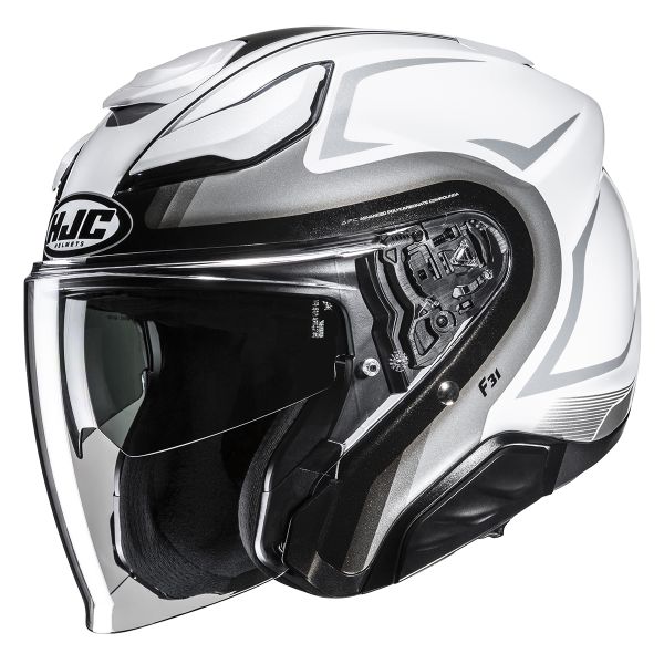 Casque Jet HJC F31 Bask MC10 Casque Jet HJC F31 Bask MC10