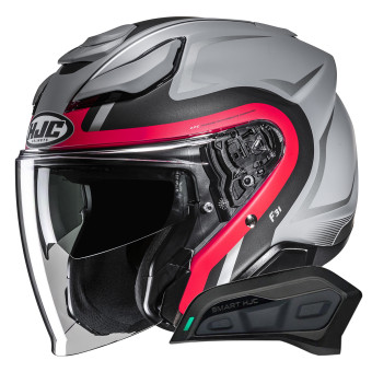 Casque Jet HJC F31 Bask MC1SF + Kit Bluetooth Smart 11Be Casque Jet HJC F31 Bask MC1SF + Kit Bluetooth Smart 11Be