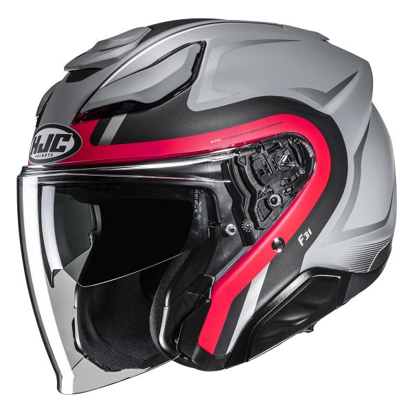 Casque Jet HJC F31 Bask MC1SF