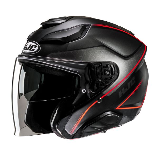 Casque Jet HJC F31 Ludi MC1SF Casque Jet HJC F31 Ludi MC1SF