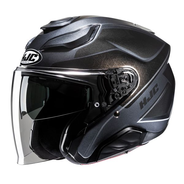 Casque Jet HJC F31 Ludi MC5 Casque Jet HJC F31 Ludi MC5