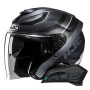 Casque Jet HJC F31 Naby MC5HSF + Kit Bluetooth Smart 11Be