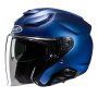 Casque Jet HJC F31 Semi Flat Metallic Blue