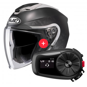Casque Jet HJC I30 Dexta MC5SF + Kit Bluetooth 5S